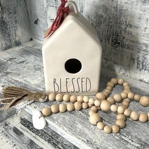 Rae Dunn “Blessed” birdhouse